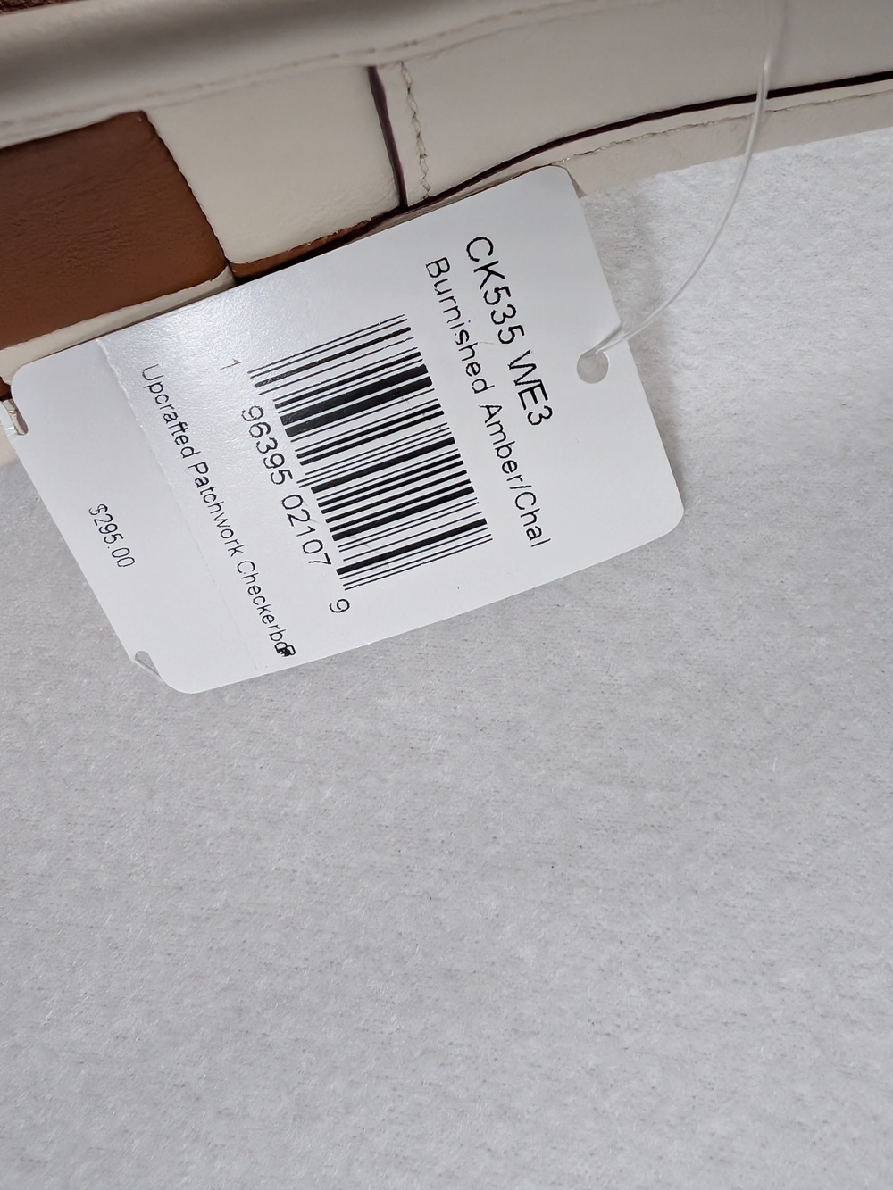 NWT Coach Coachtopia Ergo Tan Checkered Handbag - Picture 4 of 9